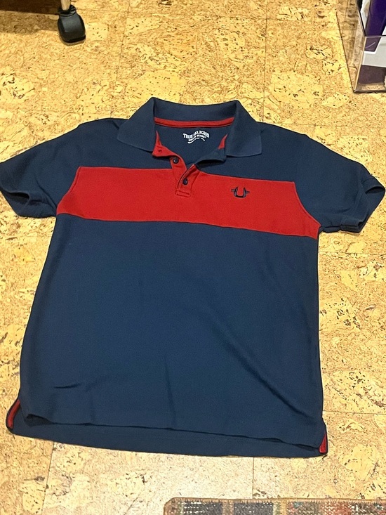 True Religion Other - True Religion Men’s Navy/Red SS Polo Shirt (M)